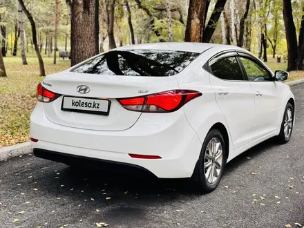 Hyundai Elantra 2016 года за 7 500 000 тг. в Алматы – фото 9