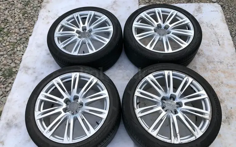Диски с шинами на Audi A8 D4 R20 за 480 000 тг. в Шымкент