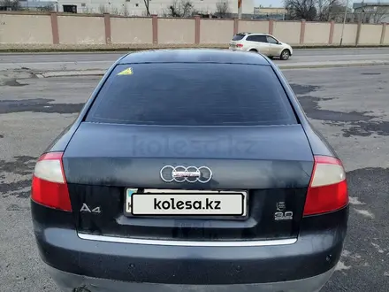 Audi A4 2001 года за 3 750 000 тг. в Шымкент – фото 8