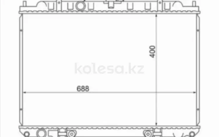 Радиатор двигателя за 27 800 тг. в Астана