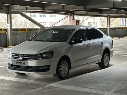 Volkswagen Polo 2018 года за 5 450 000 тг. в Алматы – фото 2