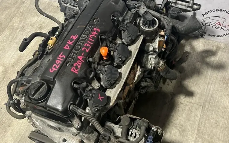 ДВИГАТЕЛЬ МОТОР АКПП КОРОБКА HONDA R20A ИЗ ЯПОНИИ за 400 000 тг. в Атырау