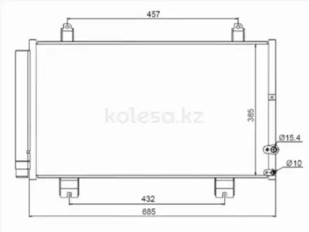 Радиатор кондиционера за 22 100 тг. в Шымкент