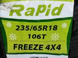 RAPID 235/65R18 FREEZE 4X4 106T ЗИМ за 40 300 тг. в Алматы – фото 2