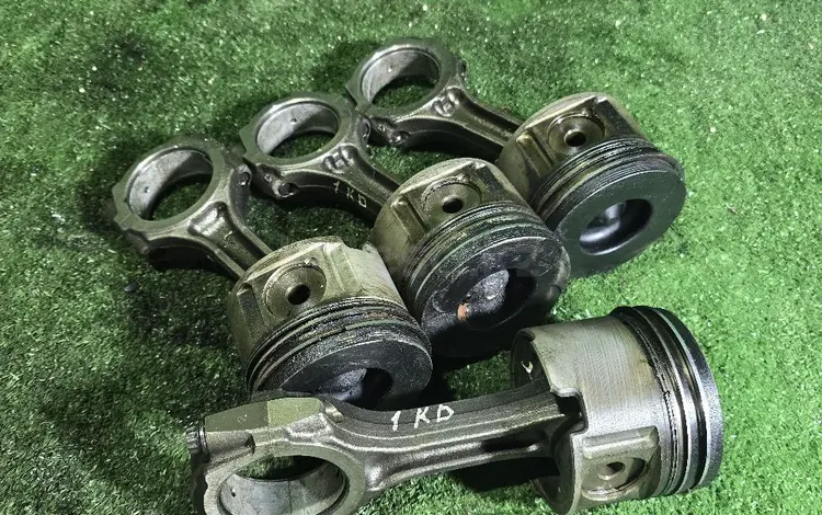 Шатун 1KD Тойота Прадо 1kd-ftv 1кд коленвал поршень насос поддон клапанная за 20 000 тг. в Алматы