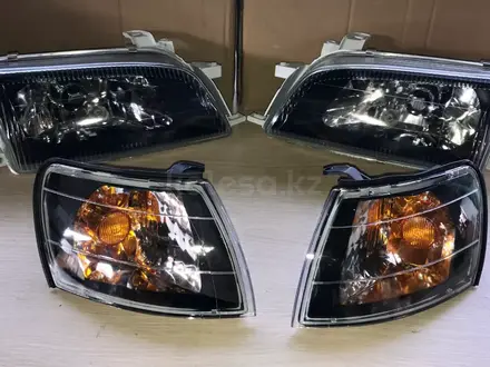 Фары Toyota Carina E хрустальные тюнингованные (Smoke) Фара за 26 000 тг. в Алматы – фото 3