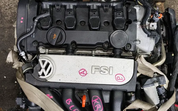 ДВИГАТЕЛЬ МОТОР АКПП КОРОБКА АВТОМАТ BLR BVY 2.0 FSI PASSAT B6 ИЗ ЯПОНИИ за 400 000 тг. в Астана