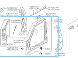 Проем двери передний правый NISSAN PATROL Y61 за 124 600 тг. в Алматы