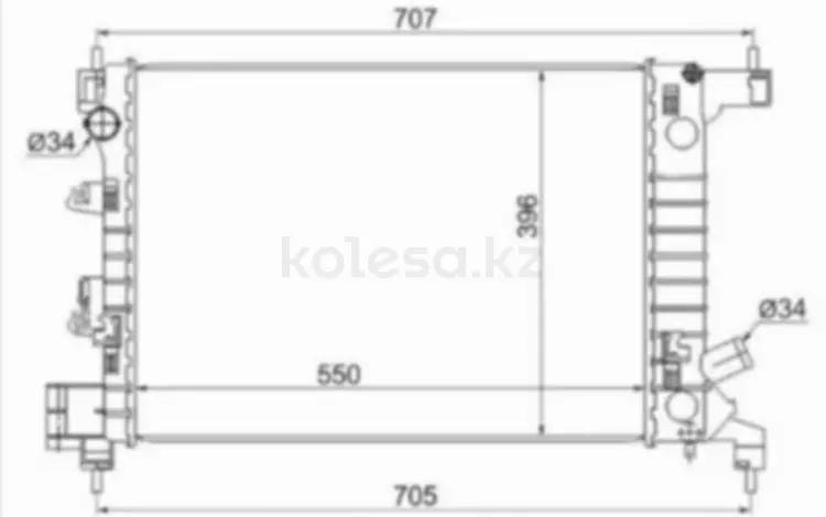 Радиатор двигателяүшін27 150 тг. в Шымкент