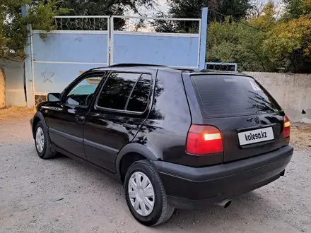 Volkswagen Golf 1995 года за 1 450 000 тг. в Тараз – фото 5