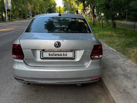 Volkswagen Polo 2018 года за 6 500 000 тг. в Алматы – фото 6