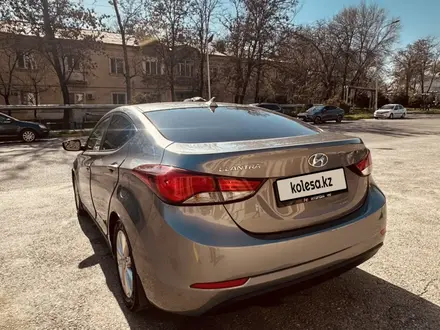 Hyundai Elantra 2015 года за 6 200 000 тг. в Шымкент – фото 10