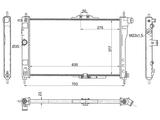 Радиатор Daewoo Nexia 94-16 за 17 000 тг. в Алматы