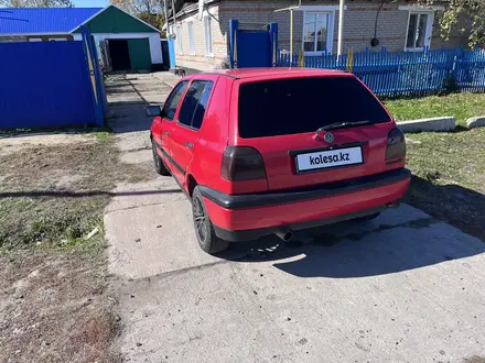 Volkswagen Golf 1995 года за 750 000 тг. в Костанай – фото 5