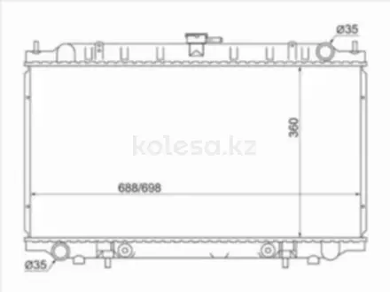 Радиатор Двигателя за 22 500 тг. в Алматы