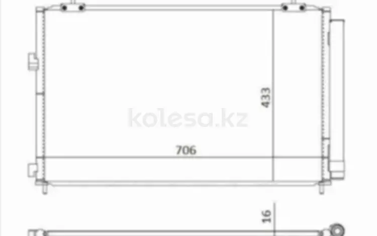 Радиатор кондиционера за 23 950 тг. в Шымкент