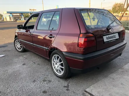 Volkswagen Golf 1992 года за 1 780 000 тг. в Тараз – фото 6