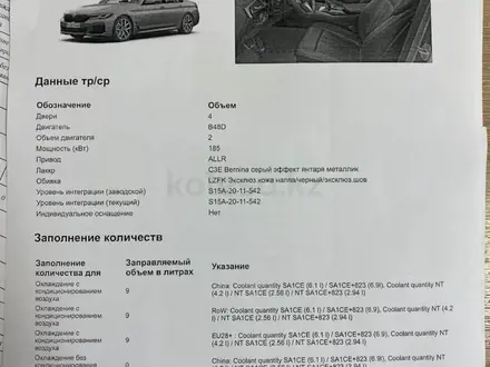 BMW 530 2021 года за 24 500 000 тг. в Астана – фото 54