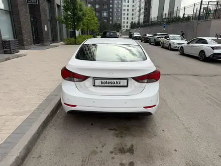 Hyundai Elantra 2014 года за 5 500 000 тг. в Астана – фото 3