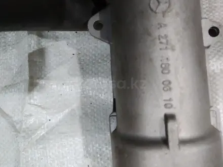 Корпус масляного фильтра на 271 двигатель 1.8 компрессор Мерседес 211 за 15 000 тг. в Караганда – фото 2
