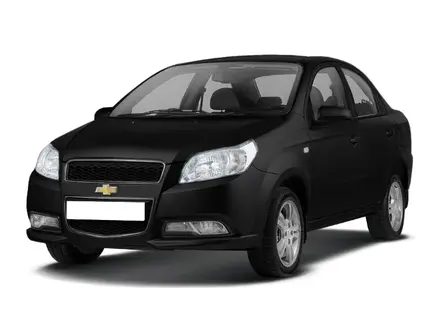 Бампер задний крашеный (GBO черный) Chevrolet Aveo 2 (2006-2010) за 2 000 тг. в Алматы