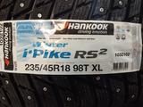 HANKOOK 235/45R18 Winter i* Pike RS W429 98T за 60 000 тг. в Алматы