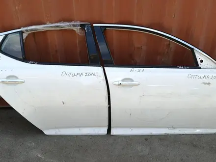 Двери, крылья, капот, ноускат на Kia Optima за 90 000 тг. в Алматы – фото 2