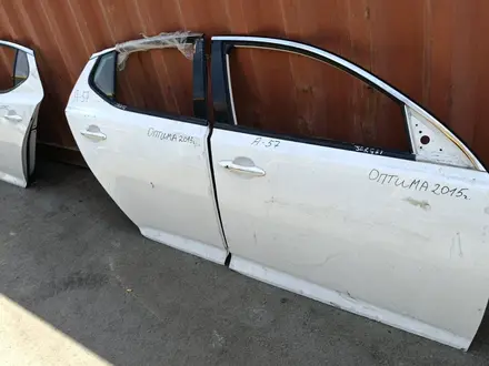 Двери, крылья, капот, ноускат на Kia Optima за 90 000 тг. в Алматы – фото 4