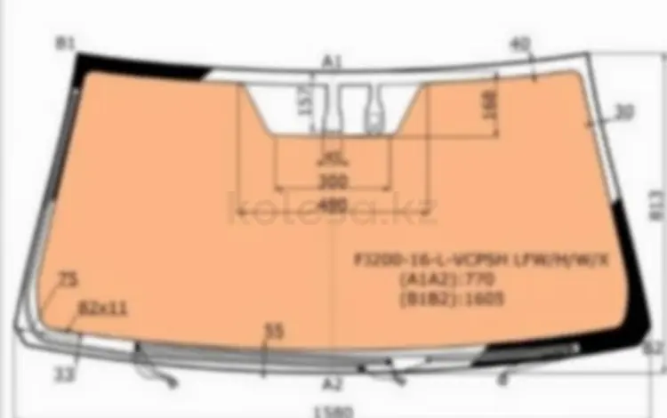 Стекло лобовое с полным обогревом за 141 400 тг. в Павлодар