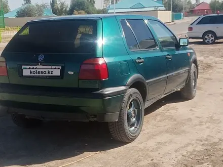 Volkswagen Golf 1994 года за 1 130 000 тг. в Байконыр – фото 6