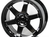 Диски TE37 R18 8, 5J ET42 5x114, 3 ЦО 73.1 Black Chrome за 360 000 тг. в Алматы