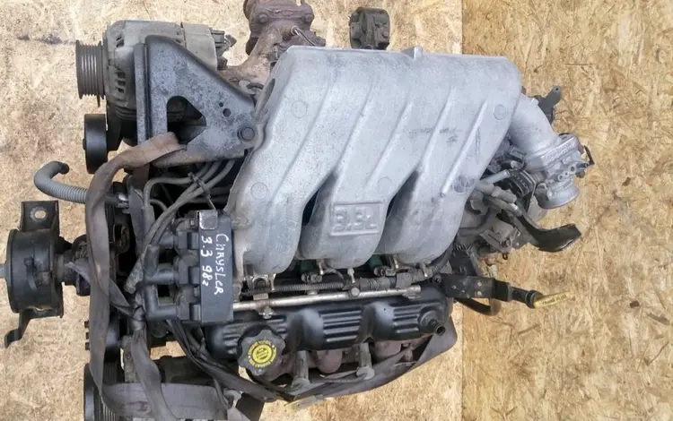 Двигатель Chrysler Voyager (Крайслер Вояджер) 3.3 2.4 (3кузов) в навесе за 450 000 тг. в Алматы