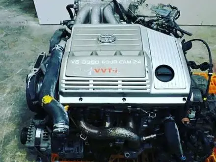 Двигатель Установка и масло в подарок Хайландер 3.0 Toyota Highlander 3.0 за 89 000 тг. в Алматы