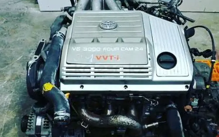 Двигатель Установка и масло в подарок Хайландер 3.0 Toyota Highlander 3.0 за 89 000 тг. в Алматы