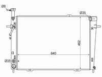 Радиатор Двигателя за 28 200 тг. в Алматы