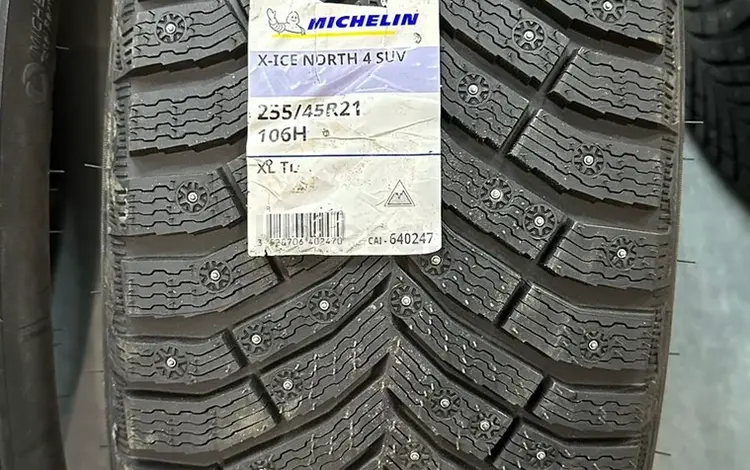 Новые зимние шины Michelin 255/45R21 X-Ice North 4 SUV, 2024г. В. — за 1 100 000 тг. в Караганда