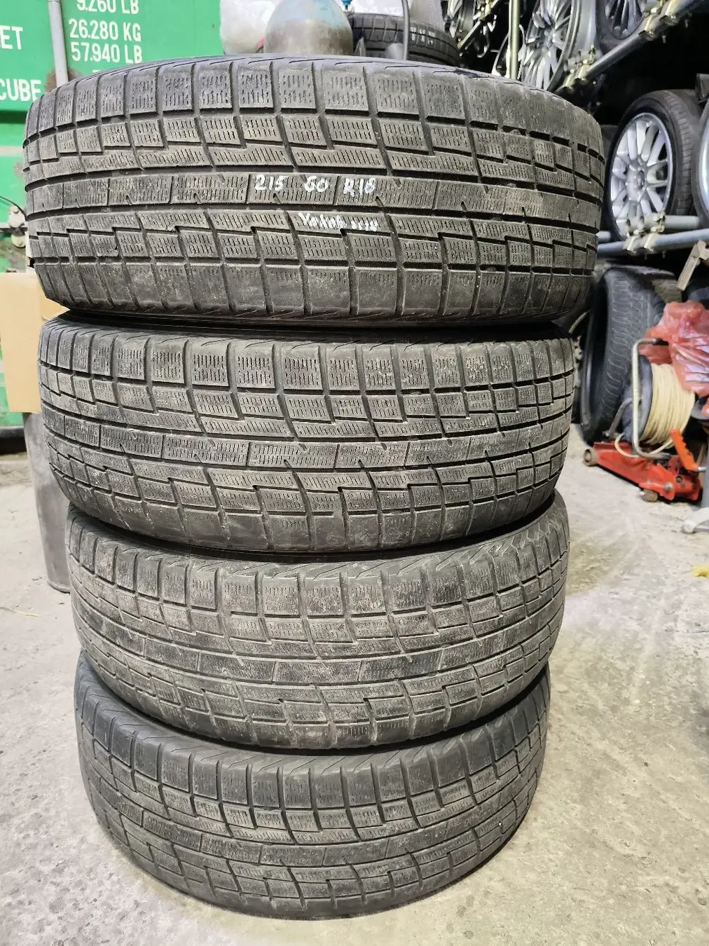 Резина зимняя 215/60 r16 Yokohama, из Японии в Алматы — объявление ...