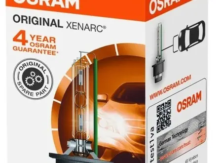 Ксеноновая лампа OSRAM D4S 42V 35W P32d-5 XENARC ORIGINAL 66440 (OEM) за 22 000 тг. в Астана