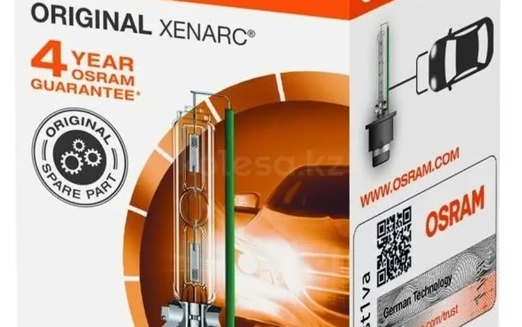 Ксеноновая лампа OSRAM D4S 42V 35W P32d-5 XENARC ORIGINAL 66440 (OEM) за 22 000 тг. в Астана