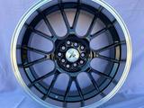 R18 8J 5x100 ET38 73, 1 Gloss Black Machined Lip за 340 000 тг. в Алматы