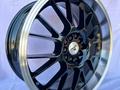 R18 8J 5x100 ET38 73, 1 Gloss Black Machined Lip за 340 000 тг. в Алматы – фото 2