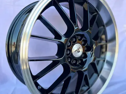 R18 8J 5x100 ET38 73, 1 Gloss Black Machined Lip за 340 000 тг. в Алматы – фото 2