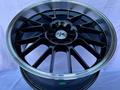 R18 8J 5x100 ET38 73, 1 Gloss Black Machined Lip за 340 000 тг. в Алматы – фото 5