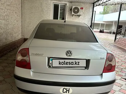 Volkswagen Passat 2001 года за 3 000 000 тг. в Кордай – фото 4