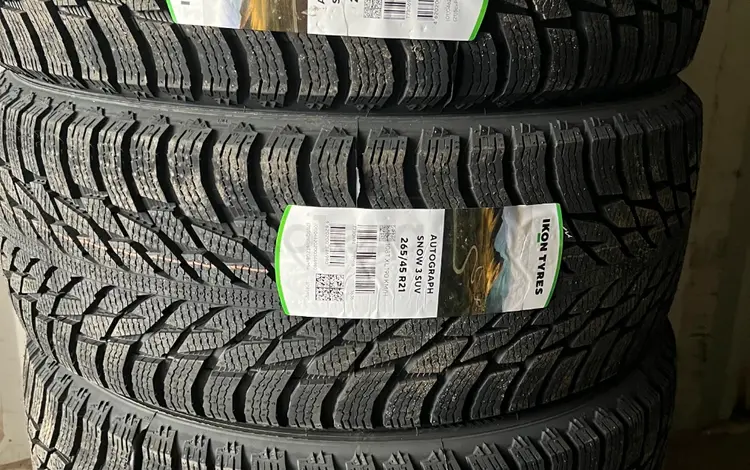 265/45/21 IKON Autograph SNOW 3 SUV (липучка) за 140 000 тг. в Астана