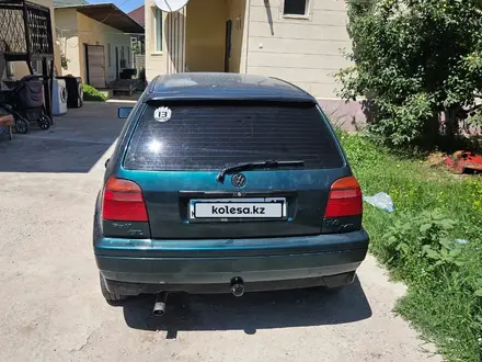 Volkswagen Golf 1997 года за 1 600 000 тг. в Шымкент – фото 5