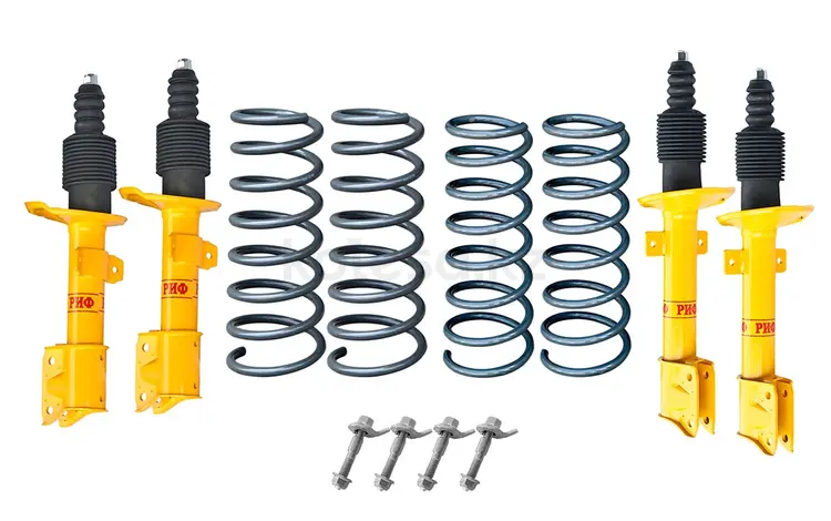 Лифт комплект подвески амортизаторы пружины Рено Дастер за 355 000 тг. в Актау