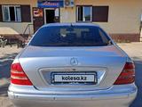 Mercedes-Benz S 320 2001 годаүшін3 900 000 тг. в Тараз – фото 5