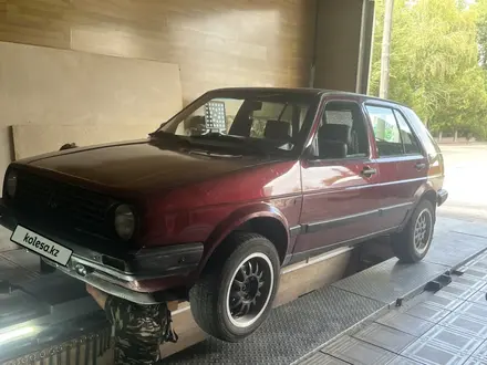 Volkswagen Golf 1990 года за 1 300 000 тг. в Есик – фото 10