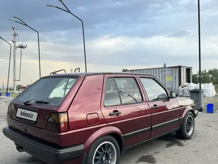 Volkswagen Golf 1990 года за 1 300 000 тг. в Есик – фото 2